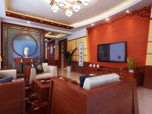fashionable chinese reversionary dining room restaurant 1843 3D Model
