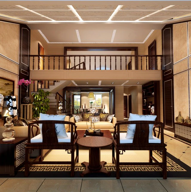 fashionable chinese reversionary dining room restaurant 1844 3D Model .c4d .max .obj .3ds .fbx .stl .blend 