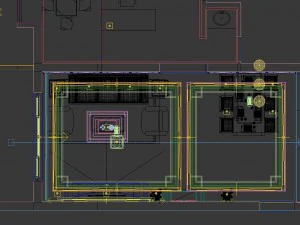 fashionable chinese style reversionary dining room of 1850 3D Model