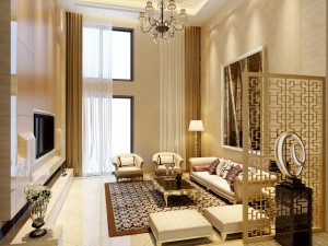 fashionable chinese style and vintage living room restaurant 1851 3D मॉडल