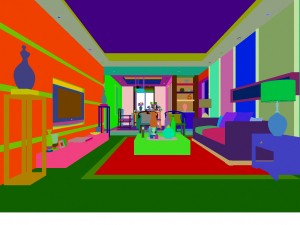 fashionable chinese style and vintage living room restaurant 1853 Modelo 3D