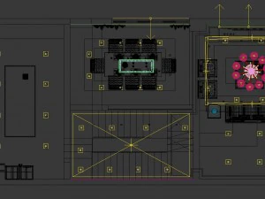 fashionable chinese style and vintage dining room 1855 3D Model