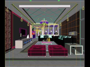the fashionable chinese vintage dining room is 1861 3D Model