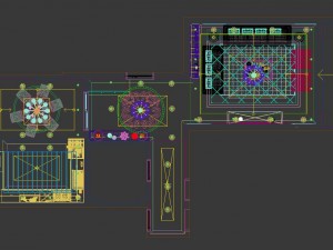 the fashionable chinese vintage dining room is 1861 3D Model