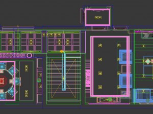 fashionable chinese reversionary dining room 1864 3D Model