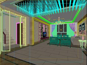 the fashionable chinese vintage dining room is 1865 3Dモデル