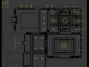 fashion hall style living room 1822 Modèle 3D
