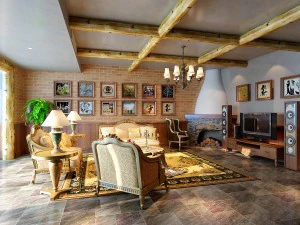 sala de estar estilo fashion hall 1826 Modelo 3D