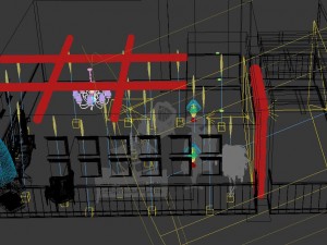 fashion hall style living room 1826 3D Model