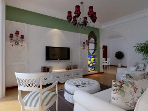 Гостиная в деревенском стиле 1769 года 3D Модель