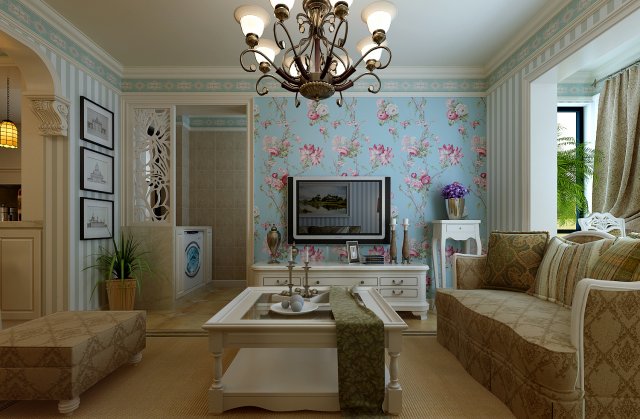 the rural vintage room 1846 3D 模型 .c4d .max .obj .3ds .fbx .stl .blend 