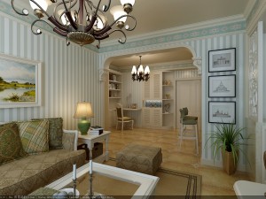the rural vintage room 1846 3D 模型