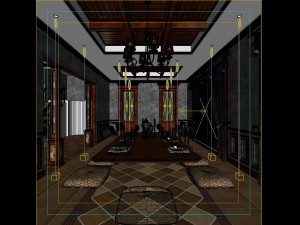 rural vintage european living room 5158 Modèle 3D
