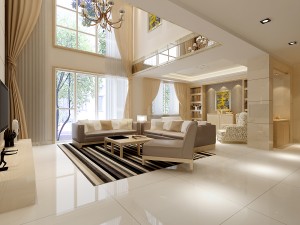 modern style double living room 1801 3Dモデル