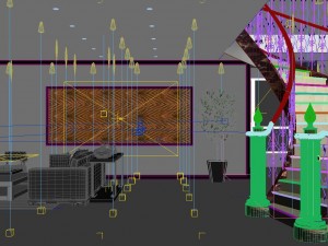 modern fashion room 1822 3D Модель