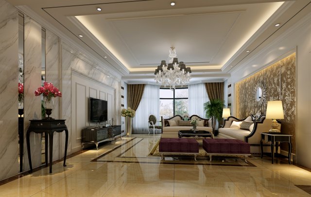 modern fashion room 1838 3D 모델 .c4d .max .obj .3ds .fbx .stl .blend 