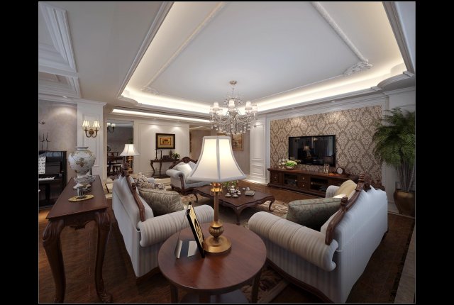 modern fashion room 1842 3D Model .c4d .max .obj .3ds .fbx .stl .blend 