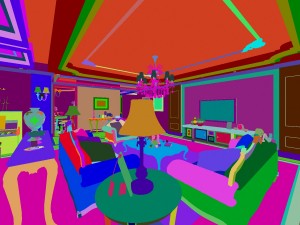modern fashion room 1842 3D Model