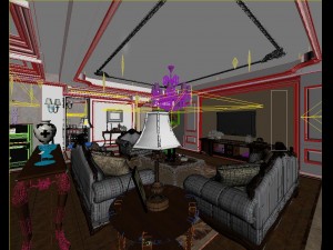 modern fashion room 1842 3D Model