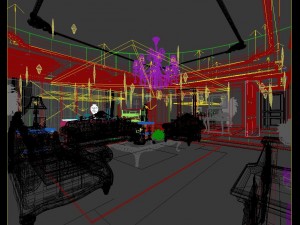 modern fashion room 1842 3D Model