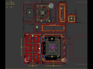 modern fashion room 1842 3D Model