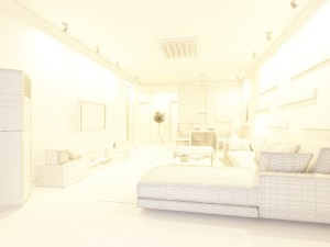 modern fashion room 1843 Model 3D
