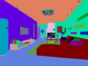 modern fashion room 1843 Model 3D