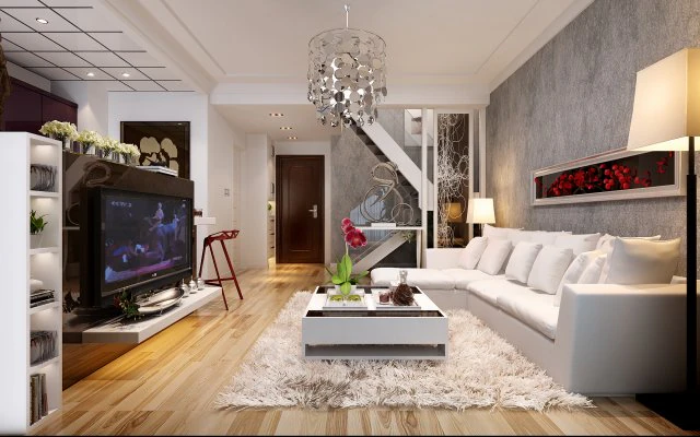 modern fashionable living room 1850 3D Model .c4d .max .obj .3ds .fbx .stl .blend 