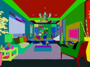 modern fashion room 1851 3D Model