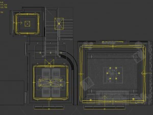 modern fashion room 1851 3D Model