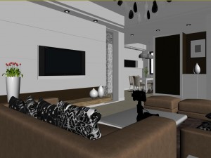 modern fashion room 1852 3Dモデル