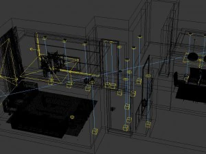 modern fashion room 1852 3D Model