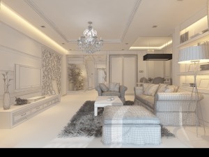 modern fashion room 1853 Modèle 3D