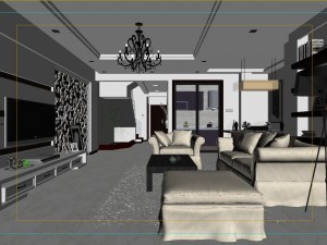 modern fashion room 1853 Modèle 3D