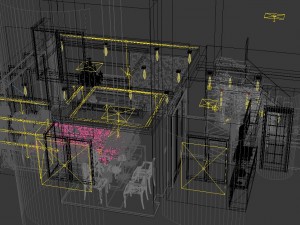 modern fashion room 1853 Modèle 3D