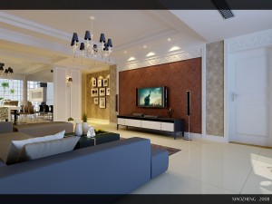 modern style living room 1802 3D 모델
