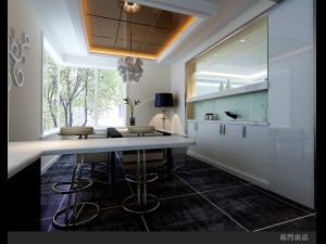 modern style living room 1805 3D Model