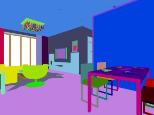 modern style living room 1807 3D Модель