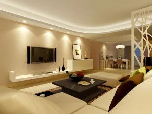 modern style living room 1811 3D Model