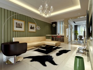 modern fashion lounge restaurant 1812 3D Modell