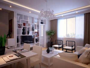 modern style living room 1814 3D मॉडल