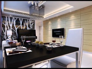 modern style living room 1815 3D Model