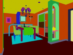 modern style living room 1817 3Dモデル