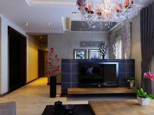 modern style living room 1818 Model 3D