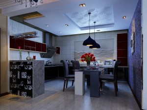 modern style living room 1819 3D 모델