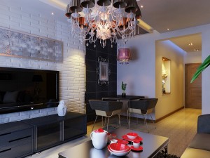 modern fashion parlour restaurant 1820 Model 3D