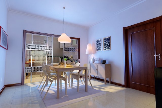 modern style living room 1824 3D Model .c4d .max .obj .3ds .fbx .stl .blend