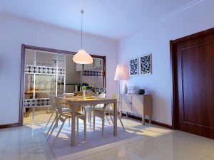 moderne stijl woonkamer 1824 3D Model