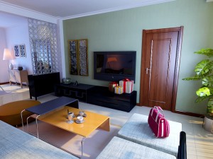 modern style living room 1824 3D Model