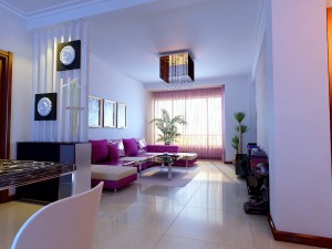 modern style living room 1825 3D 모델